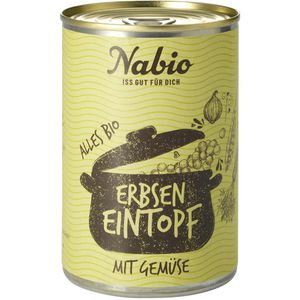 Nabio Fertiggericht Erbsen Eintopf, Bio, vegan, 400g