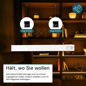 Produktbild für LED-Unterbauleuchte Luxula LX300312, warm- bis kaltweiß