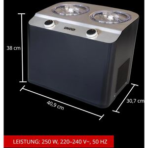 Produktbild für Eismaschine Unold Nero, 48835, selbstkühlend