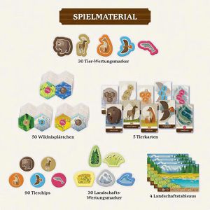 Produktbild für Brettspiel Kosmos 68488, Cascadia Junior