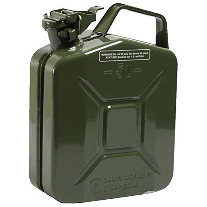 Oxid7 Benzinkanister 10000259, Metall, grün, 5 Liter – Böttcher AG