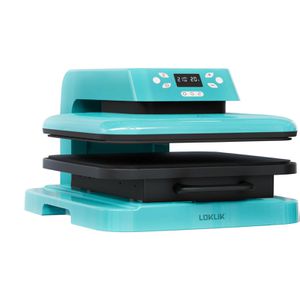 Produktbild für Transferpresse LOKLiK Auto Heat Press, blau