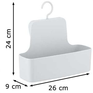 Produktbild für Duschablage Wenko Duschcaddy Barcelona, weiß