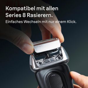 Produktbild für Scherkopf Braun 83M Ersatzscherteil, silber
