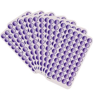 Aufnahmesticker Betzold 755369, Stickerbogen-Set lila
