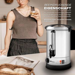 Produktbild für Heißwasserspender Tresko 1385-005, einstellbar 30°C - 110°C