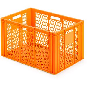 Produktbild für Eurobox Alutec Bäckerkiste, orange, 64 Liter, lebensmittelecht