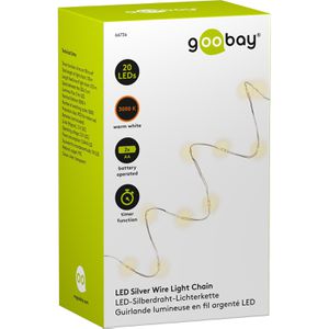 Produktbild für Lichterkette Goobay 66736, 20 LED, innen