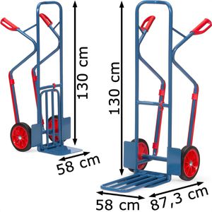 Produktbild für Sackkarre Fetra Kufenkarre K1331V, klappbar