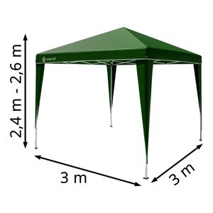Produktbild für Pavillon CASARIA Capri Popup, 100384, grün