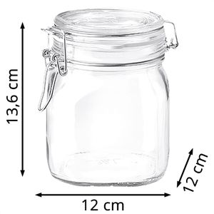 Produktbild für Einmachglas Bormioli-Rocco Fido, mit Bügelverschluss