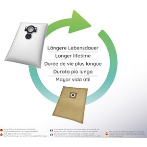 Produktbild für Staubsaugerbeutel McFilter DSM 42
