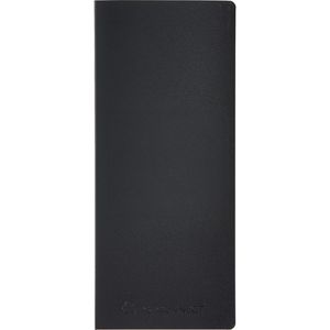 Produktbild für Visitenkartenmappe Q-Connect KF03664, schwarz, A5