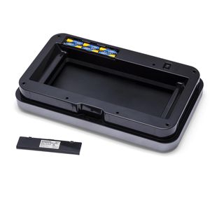 Produktbild für Mülleimer Durable 342423, No Touch, Sensor, silber