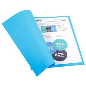 Produktbild für Aktendeckel Exacompta Forever Foldyne A4, blau