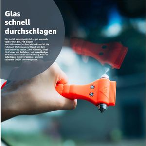 Produktbild für Nothammer TK-Gruppe 2-in-1-Fluchtwerkzeug