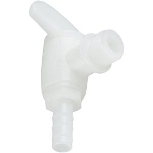 Produktbild für Auslaufhahn Hünersdorff 523800, Rohrgewinde R 1/2 Zoll
