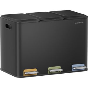 Produktbild für Mülleimer Songmics LTB740B02, schwarz