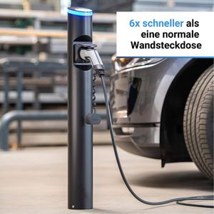 Produktbild für Wallbox Hesotec electrify eSat r10 Base, schwarz