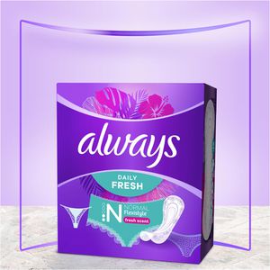 Produktbild für Slipeinlagen always Daily Fresh Normal Flexistyle