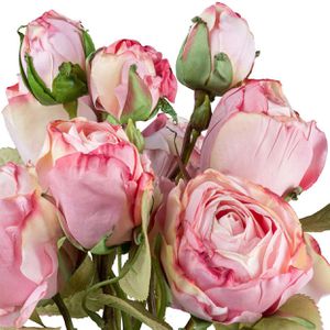 Produktbild für Kunstblume Creativ-green Vintagerosenbund