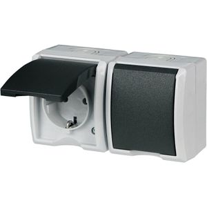 Steckdose REV-Ritter AquaForm, IP44, Aufputz