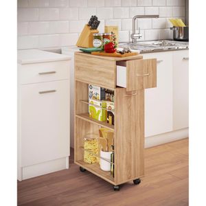 Produktbild für Nischenregal VCM Tusal, 917201, sonoma eiche
