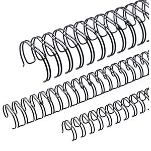 Drahtbinderücken Renz Ring Wire, schwarz, für A4