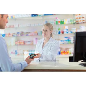 Produktbild für Spuckschutz Magnetoplan 1102770, aus Acrylglas