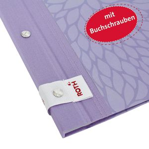 Produktbild für Zeugnismappe Roth Pattern Lila Paradise 89466, A4