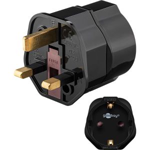 Reiseadapter Goobay 45352 schwarz