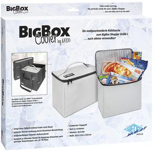 Produktbild für Kühltasche Wedo 582520, BigBox Cooler L, hellgrau, faltbar
