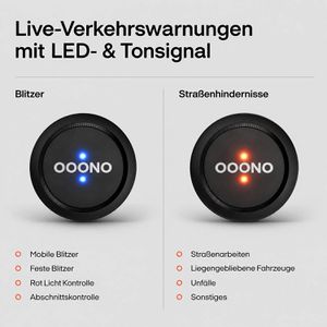 Produktbild für Verkehrsalarm OOONO CO-DRIVER NO1 Blitzerwarner