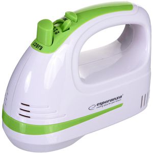 Produktbild für Handmixer esperanza Apple Pie, weiß, 5 Geschwindigkeiten