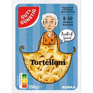 Nudeln Gut&Günstig Tortelloni mit Ricotta-Spinat-Füllung