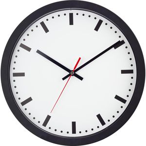 Produktbild für Wanduhr Eurotime 53001-05, Kunststoff, analog, Funkuhr