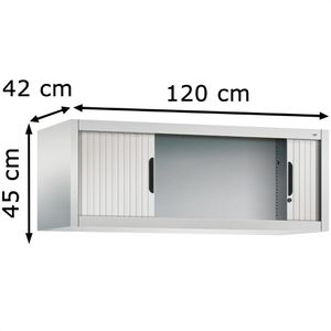 Produktbild für Aufsatzschrank CP-Möbel Omnispace, lichtgrau