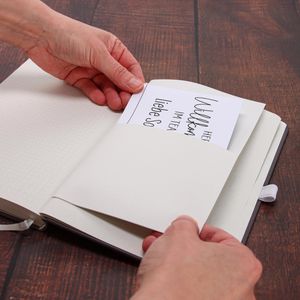 Produktbild für Notizbuch Geiger Organic-Book, recycling, Kunstleder Hardcover
