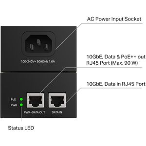 Produktbild für PoE-Injektor TP-Link Omada POE380S, für 1 Gerät