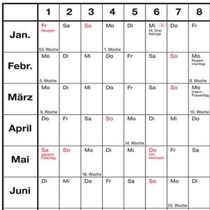 Produktbild für Plakatkalender Güss-Verlag Nr. 5-1, Jahr 2027