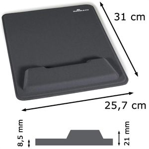 Produktbild für Mauspad Durable Ergotop, 570358, anthrazit
