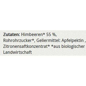 Produktbild für Fruchtaufstrich Alnatura Himbeere, BIO