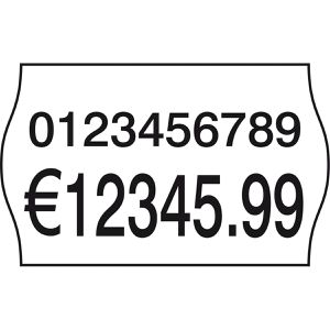 Produktbild für Preisetiketten Böttcher-AG weiß, 26 x 16 mm