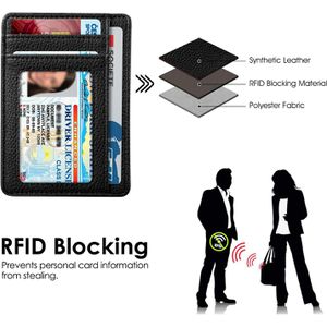 Produktbild für Kreditkartenetui Fintie Kunstleder