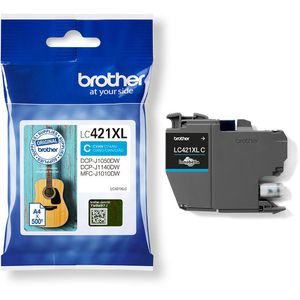 Produktbild für Tinte Brother LC-421XLC cyan