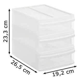 Produktbild für Schubladenbox Rotho 1114600096, Systemix Tower S