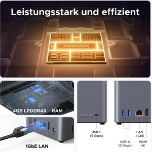Produktbild für NAS UGREEN NASync DH2300, 95998, 1GbE LAN, 2 Bay