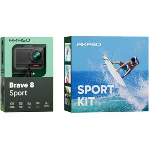 Produktbild für Action-Cam Akaso Brave 8 Sport Kit, wasserdicht bis 10m