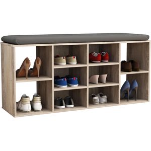 Produktbild für Schuhregal VCM Hinsol S, aus Holz