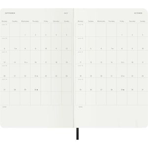 Produktbild für Buchkalender Moleskine 927982, Large, englisch, Jahr 2026/2027